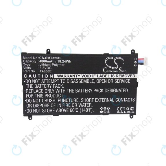 Battery for Samsung Galaxy Tab Pro 8.4, 4800mAh, Li-Pol, 3.8V, T4800E, HQ