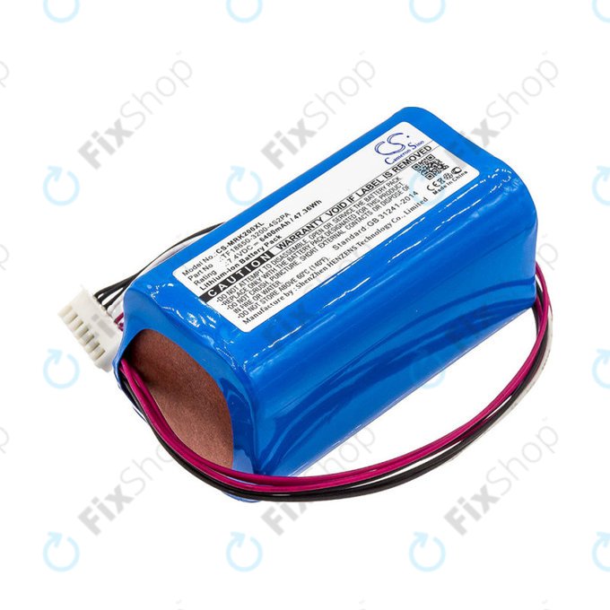 Battery for Marshall Kilburn II, II V2, 6400mAh, Li-Ion, 7.4V, TF18650-3200-4S2PA, HQ