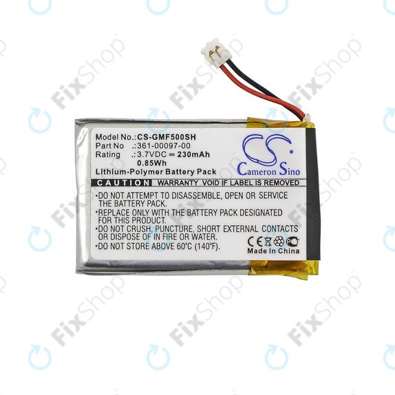 Garmin Approach S60, Fenix 5, Forerunner 935 - Battery 361-00097-00 230mAh HQ
