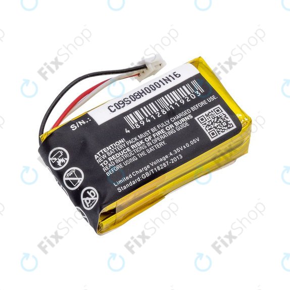 Battery for GoPro Hero +, 800mAh, Li-Polymer, 3.7V, PR-062334, HQ