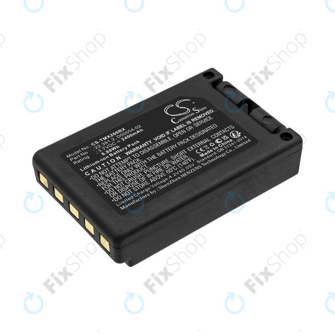 Battery for Tele Radio TG-TXMNL, 2400mAh, Li-Ion, 3.7V, D00004-02, HQ