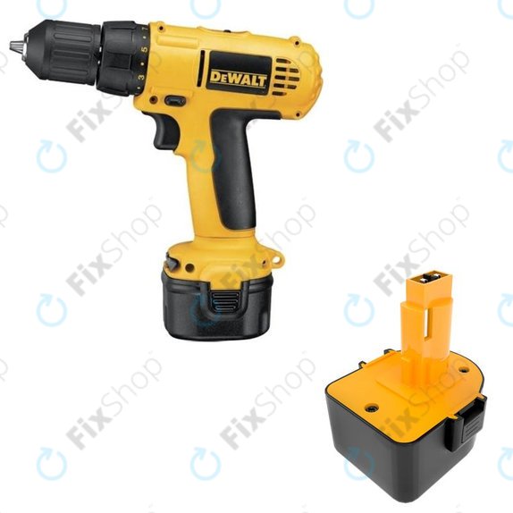 Battery for Dewalt DCD940B2, DCD910KX, 1500mAh, Ni-MH, 12V, DC9071, DE9074, HQ