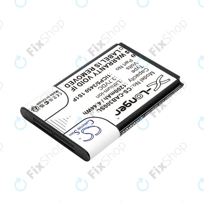 Battery for Cat B30, 1200mAh, Li-Ion, 3.7V, 1ICP5/3450 1S1P, HQ