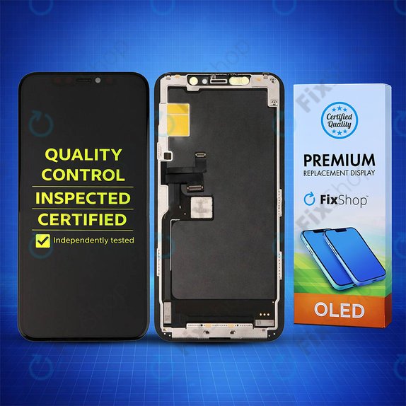 Display Hard OLED for iPhone 11 Pro, Touch Screen with Frame, FixPremium