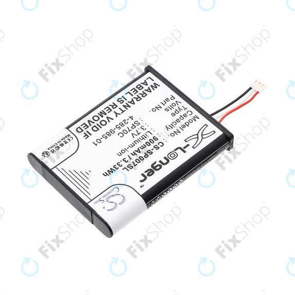 Battery for Sony PSP E1000, E1002, E1004, E1008, 900mAh, Li-Ion, 3.7V, SP70C, HQ