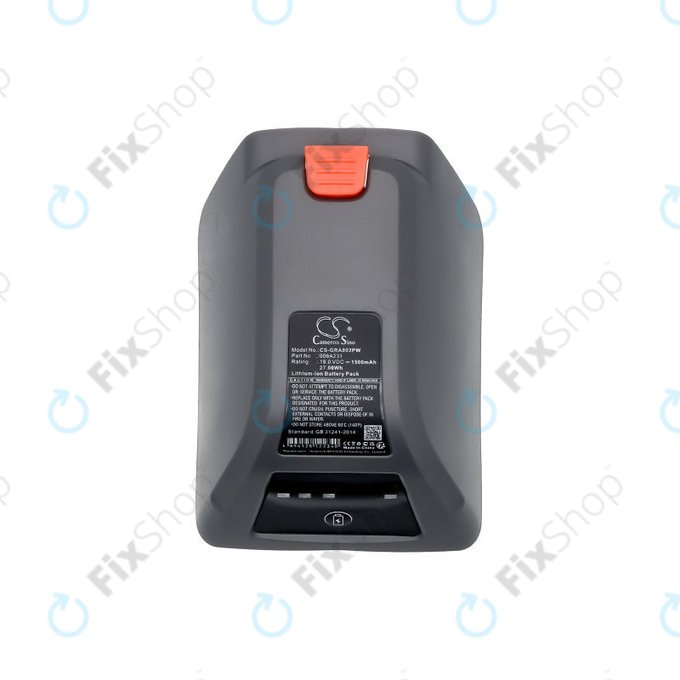 Battery for Gardena Comfort Wand-Schlauchbox 35, 8025-20, 1500mAh, Li-Ion, 18V, 008A231, HQ
