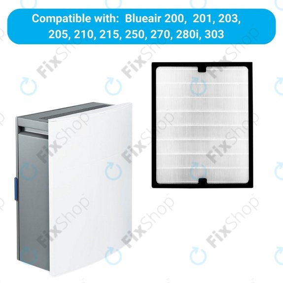 Blueair 200-series, 300-series - HEPA filter (Activated carbon)