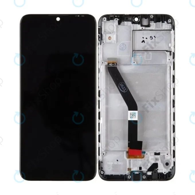 Huawei Honor 8A, Honor Play 8A - LCD Display + Touch Screen + Frame (Black) TFT