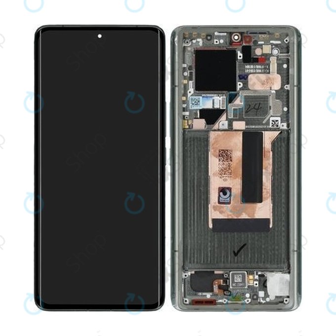 Xiaomi 13 Ultra - LCD Display + Touch Screen + Frame (Green) - 56000500M100 Genuine Service Pack