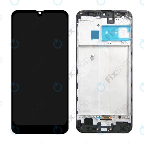 Samsung Galaxy M30s M307F - LCD Display + Touch Screen + Frame (Black) TFT