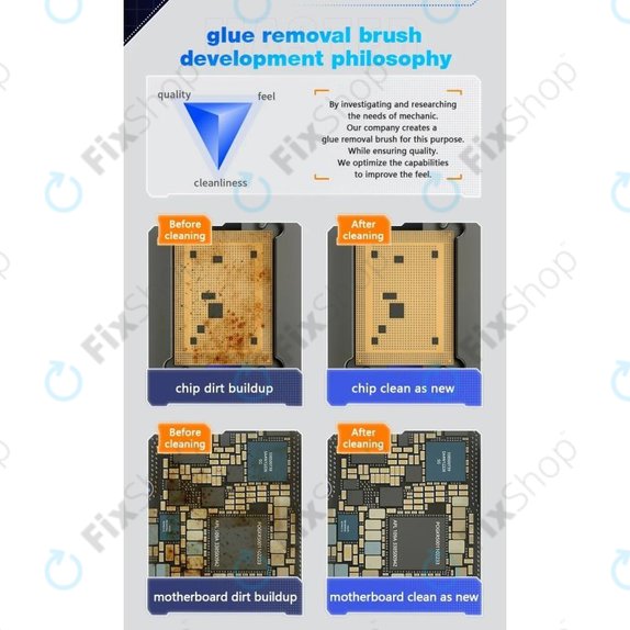 Mechanic - Steel Brush for PCB/BGA Cleaning IC Pads & Adhesive Removal