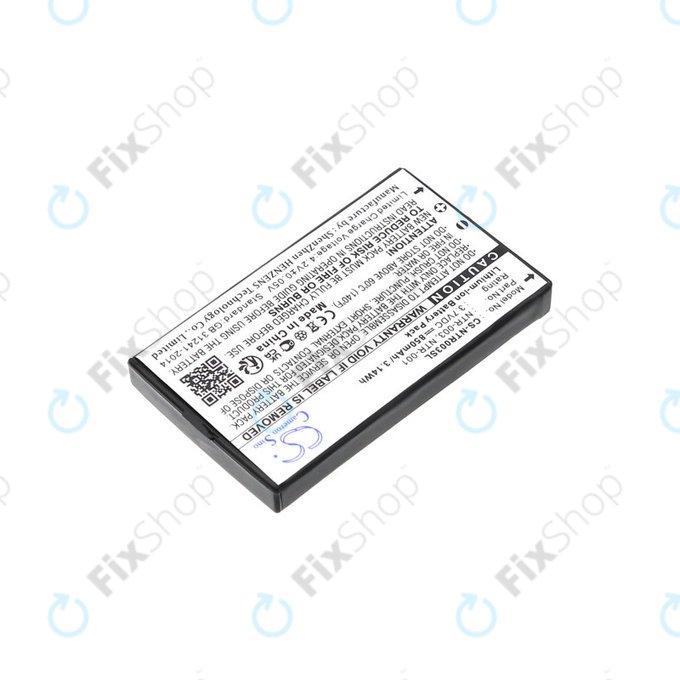 Battery for Nintendo, 850mAh, Li-Ion, 3.7V, NTR-003, HQ