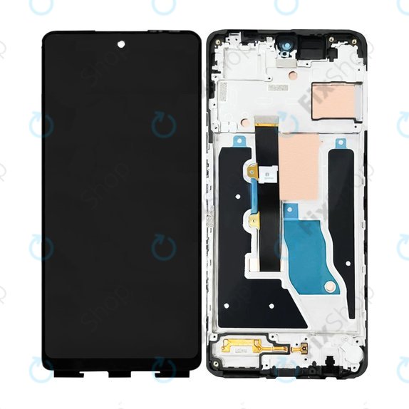 Infinix Note 30 VIP - LCD Display + Touch Screen + Frame (Magic Black) OLED
