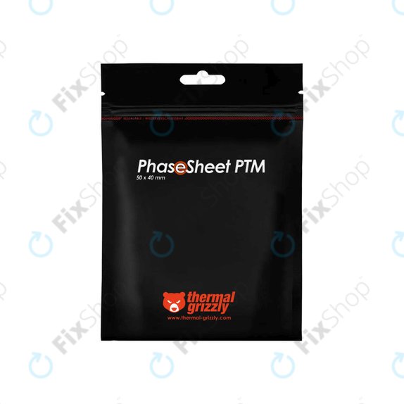 Thermal Pad 50x40x0.2mm, Thermal Grizzly PhaseSheet PTM