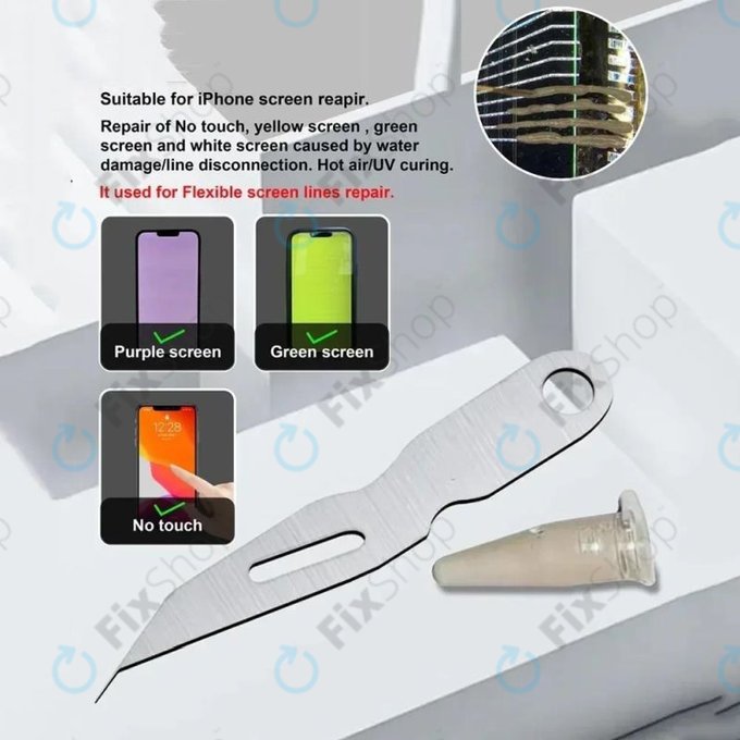 Ultrathin Blade for ITO/LCD Circuit Repair – for Display Line Repairs and Application of Conductive Silver Paste