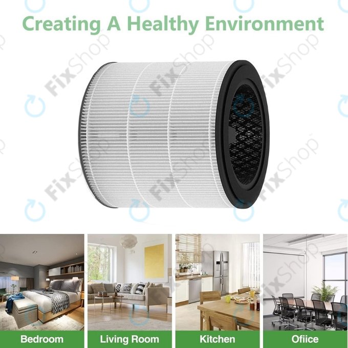 Philips 800-series, AC0830/10, AC0820/10, AC0820/30, AC0819/10 - HEPA filter 3in1 (Activated carbon)
