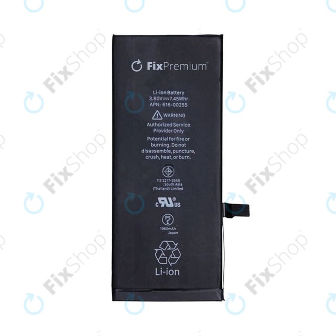 Battery for iPhone 7, 1960mAh, FixPremium