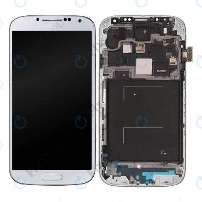Samsung Galaxy S4 i9505 - LCD Display + Touch Screen + Frame (White Frost) OLED