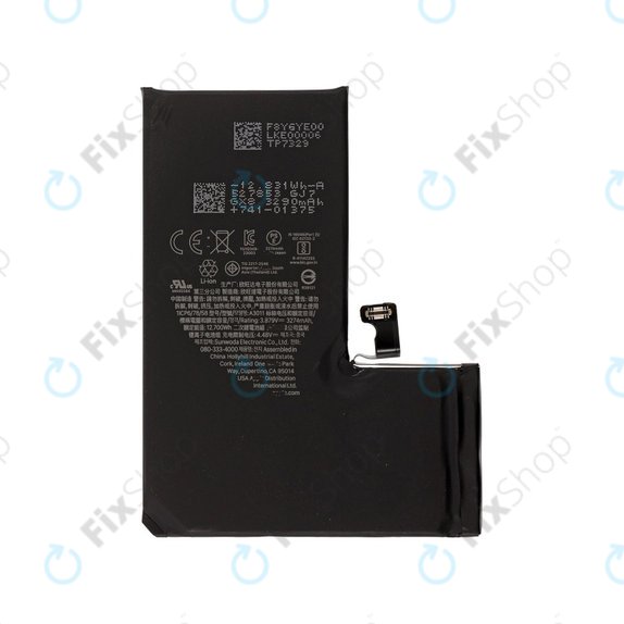Battery for iPhone 15 Pro, 3274mAh, A3011
