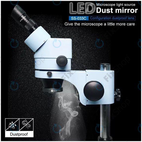 Sunshine SS-033C - Dust-Proof Mirror + LED Adjustable Light