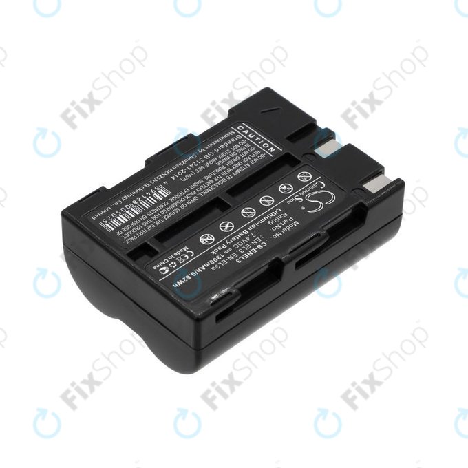 Battery for Nikon D100, D50, D70, D70s, 1300mAh, Li-Ion, 7.4V, EN-EL3, HQ