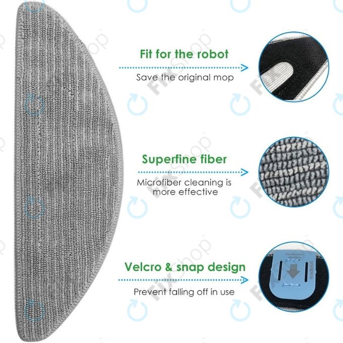 Mop Cloth, 2pcs for iRobot Roomba Combo i5, j5