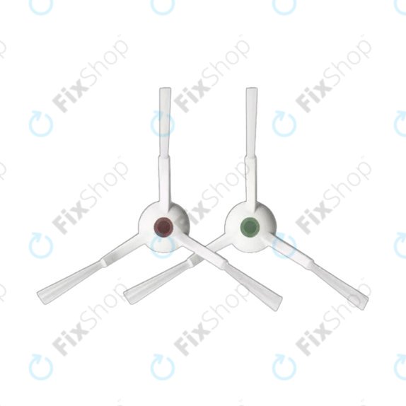 Replacement set for Ecovacs T20, T20 Max, T20 Pro (2x Main brush, 4x Filter, 4x Side brush - White)