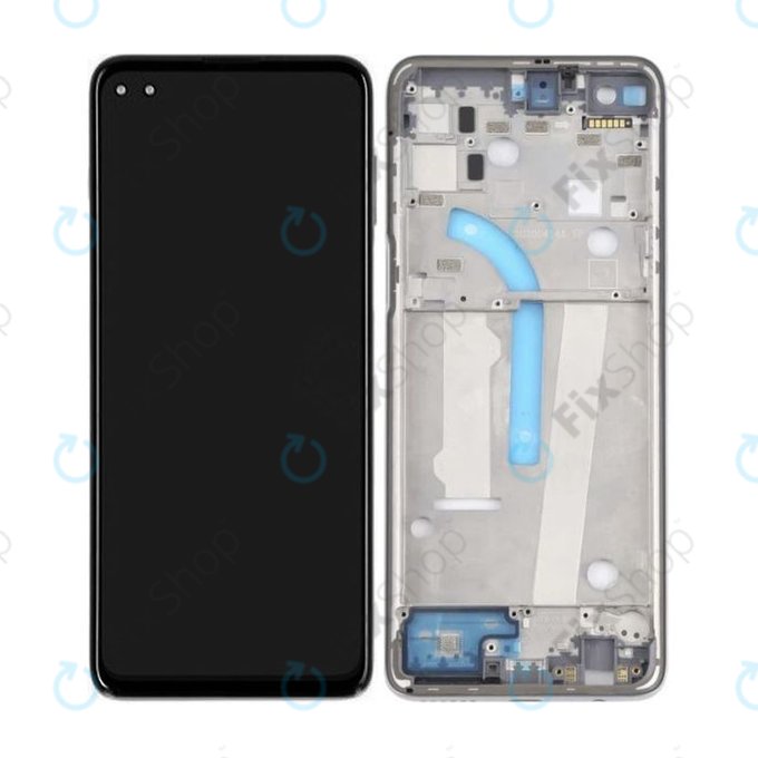 Motorola Moto G100 XT2125 - LCD Display + Touch Screen + Frame (Slate Grey) TFT