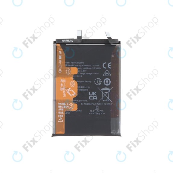 Battery for Honor 70, 4800mAh, HB506390EFW