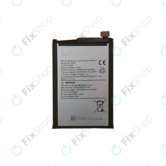 Tecno Spark 10 - Battery BL-49ST 5000mAh