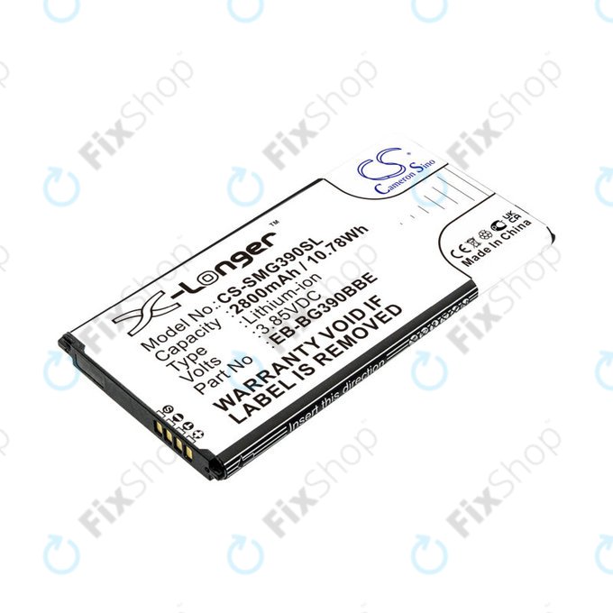 Battery for Samsung Galaxy Xcover 4, 4S, 2800mAh, Li-Ion, 3.85V, EB-BG390BBE, HQ