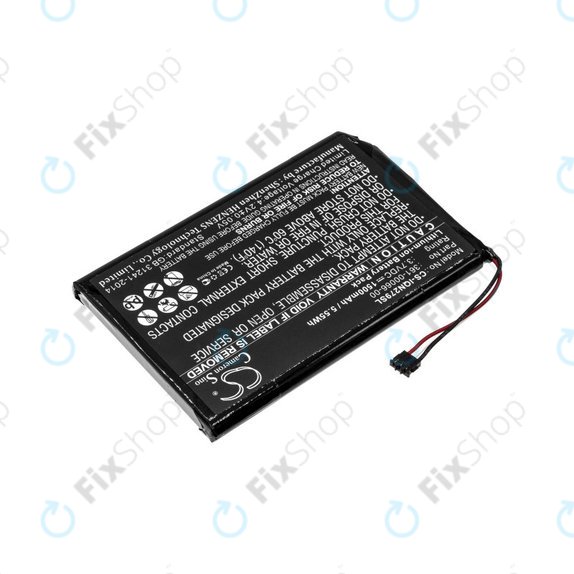 Battery for Garmin Nüvi 2757, 1500mAh, Li-Ion, 3.7V, 361-00066-00, HQ