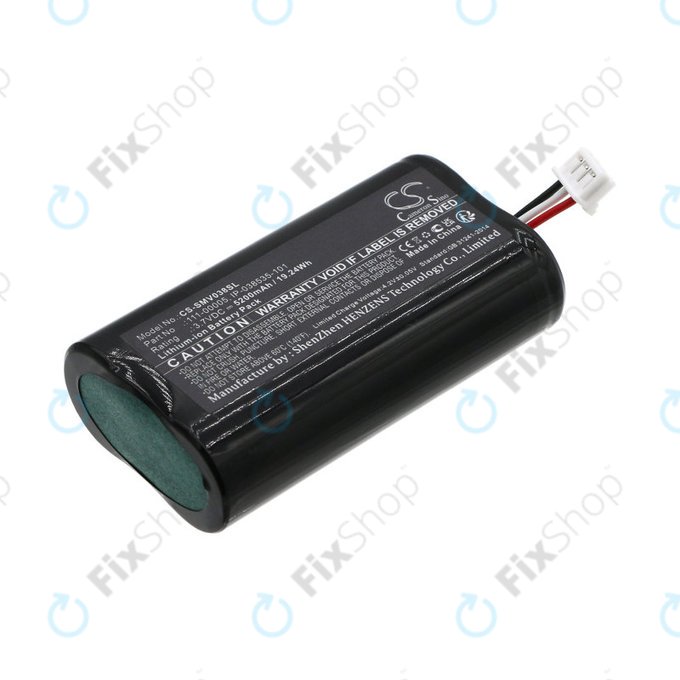 Battery for Sonos Roam, 5200mAh, Li-Ion, 3.7V, 111-00005, HQ