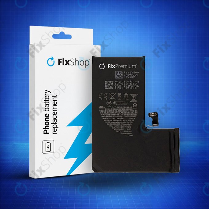 Battery for iPhone 15 Pro, 3274mAh, A3011, FixPremium