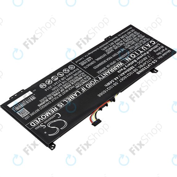Battery for Lenovo Air 14, Flex 6, Ideapad 530, Yoga 530, 5800mAh, Li-Pol, 7.68V, L17C4PB0, HQ
