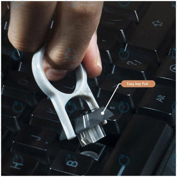 Multifunctional Brush Kit with Cloth & Key Puller 6in1