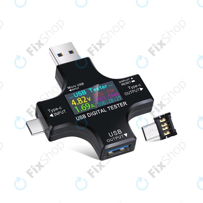 Eversame 2in1 - USB Digital Tester (with USB-C & USB 3.0)