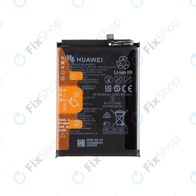 Huawei P Smart (2021) - Battery HB526488EEW 5000mAh - 24023342 Genuine Service Pack