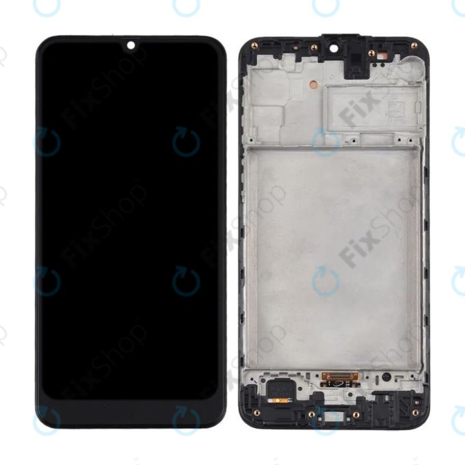 Samsung Galaxy M31 M315F - LCD Display + Touch Screen + Frame (Space Black) TFT