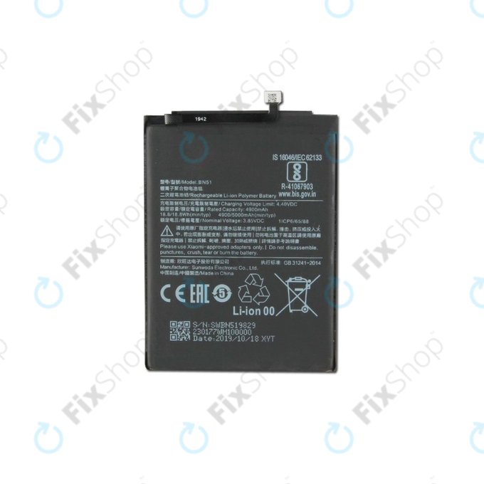 Xiaomi Redmi 8, 8A Battery BN51 5000mAh FixShop
