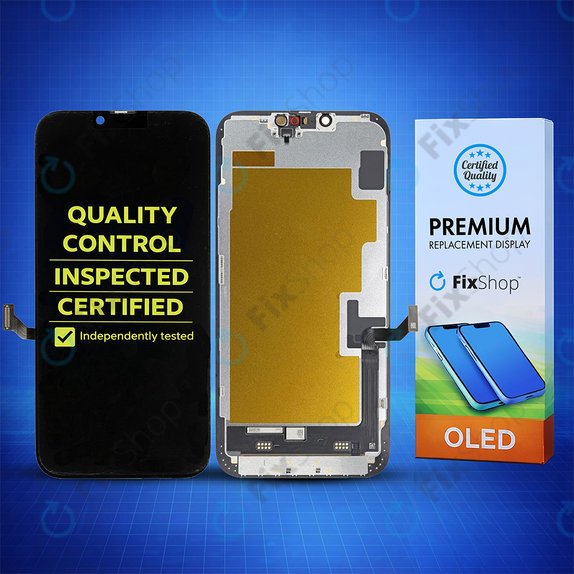 Display Soft OLED for iPhone 14 Plus, Touch Screen with Frame, DIAGNOSTIC
