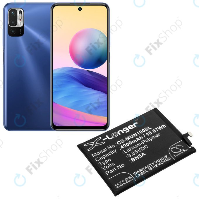 Xiaomi Poco M3 Pro, Redmi Note 10 - Battery BN5A 4900mAh HQ