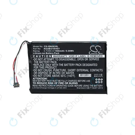 Garmin Nuvi 2639LMT, 2689LMT - Battery KI22BI31DI4G1 1500mAh HQ