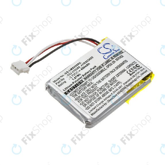 Battery for Logitech MX Master, 450mAh, Li-Pol, 3.7V, AHB303450, HQ