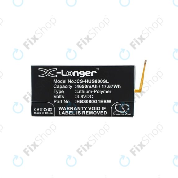 Huawei EE Eagle, MediaPad T1 8.0, T1 10 - Battery HB3080G1EBW, HB3080G1EBC 4650mAh HQ