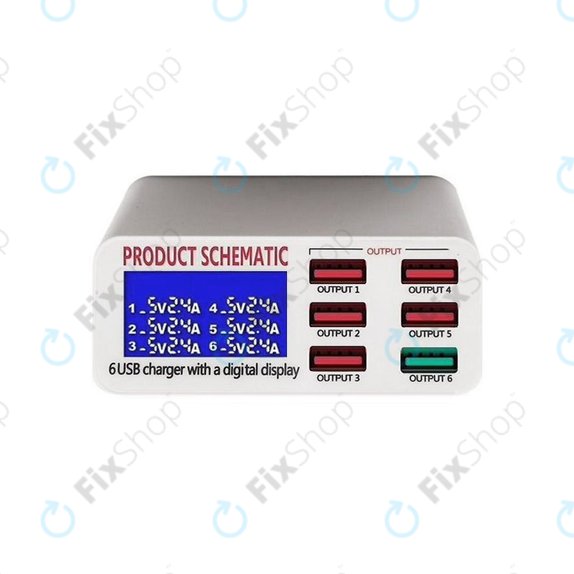 Product Schematic 896 - USB Charging Station with USB 3.0