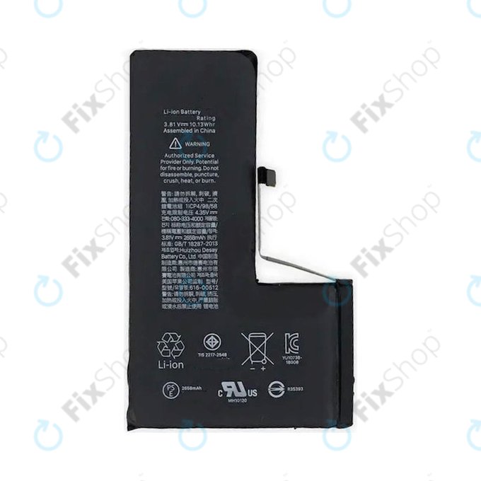 Battery for iPhone XS, 2658mAh, Service Pack