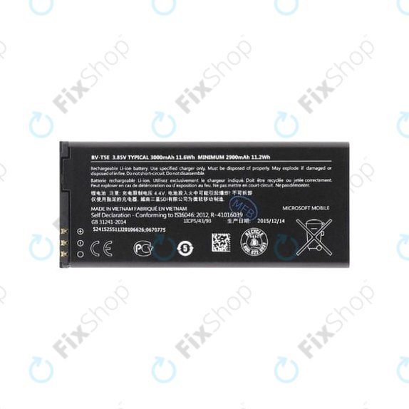 Microsoft Lumia 950/950 LTE, 950 Dual - Battery BV-T5E 3000mAh