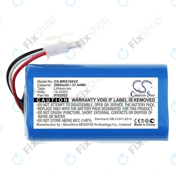 Miele Scout RX1 - Battery 9702922 Li-Ion 14.4V 2600mAh HQ