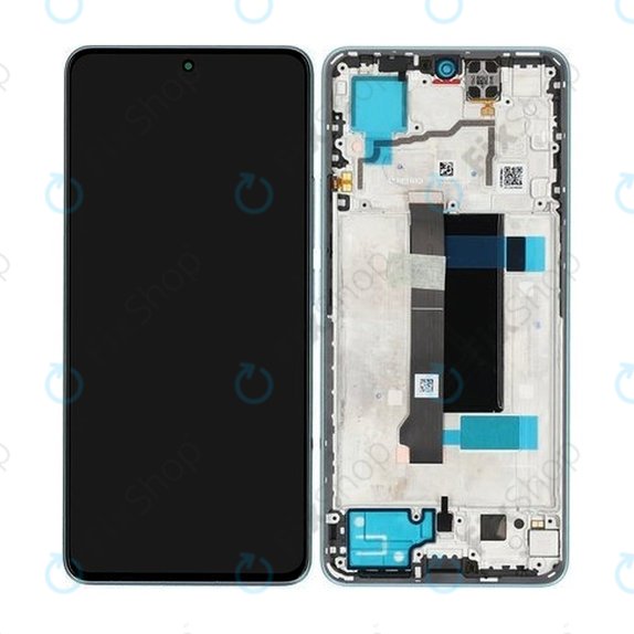 Xiaomi Redmi Note 13 Pro 5G 2312DRA50C - LCD Display + Touch Screen + Frame (Ocean Teal) - 5600010N1600 Genuine Service Pack